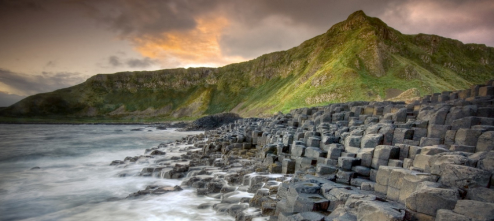Giants Causeway landscape as seen from a day trip