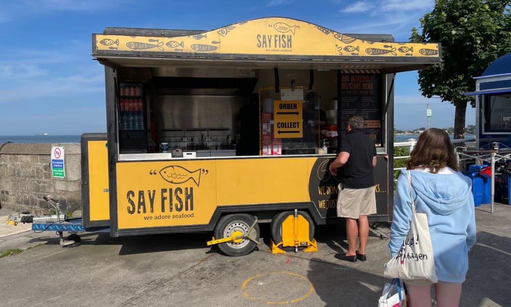 The fish stall at Dun Laoghaire