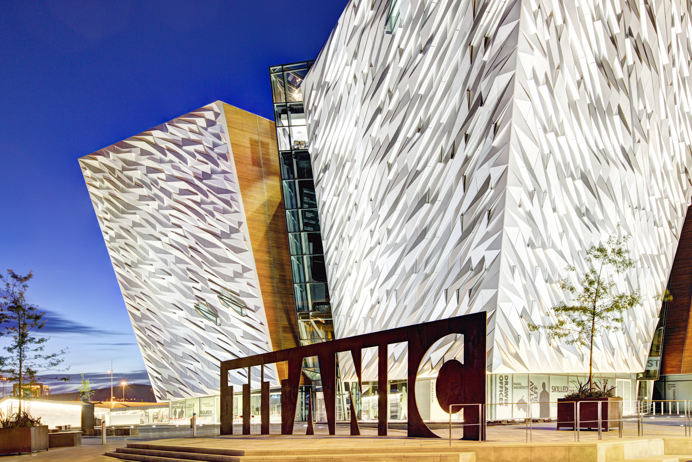 Titanic Belfast Sign