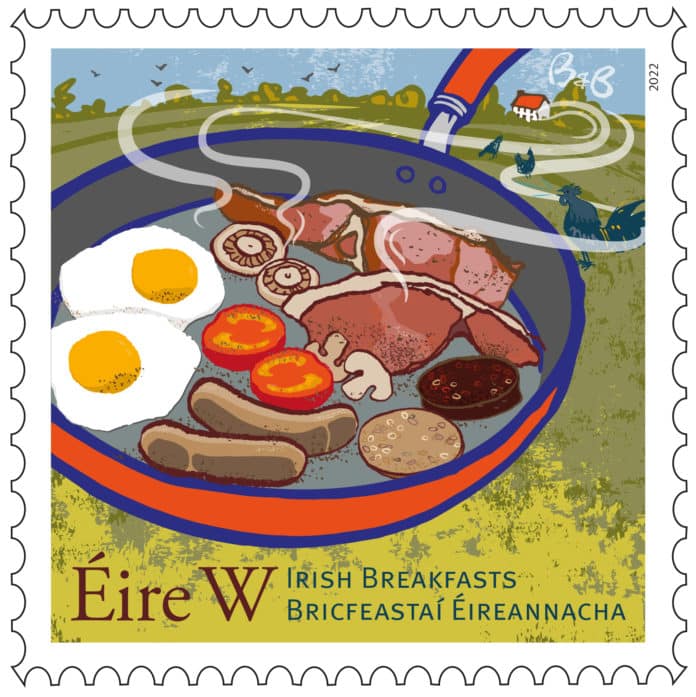Irish Breakfast Postage Stamp