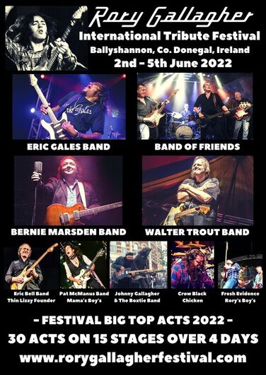 Rory Gallagher Festival Line-up