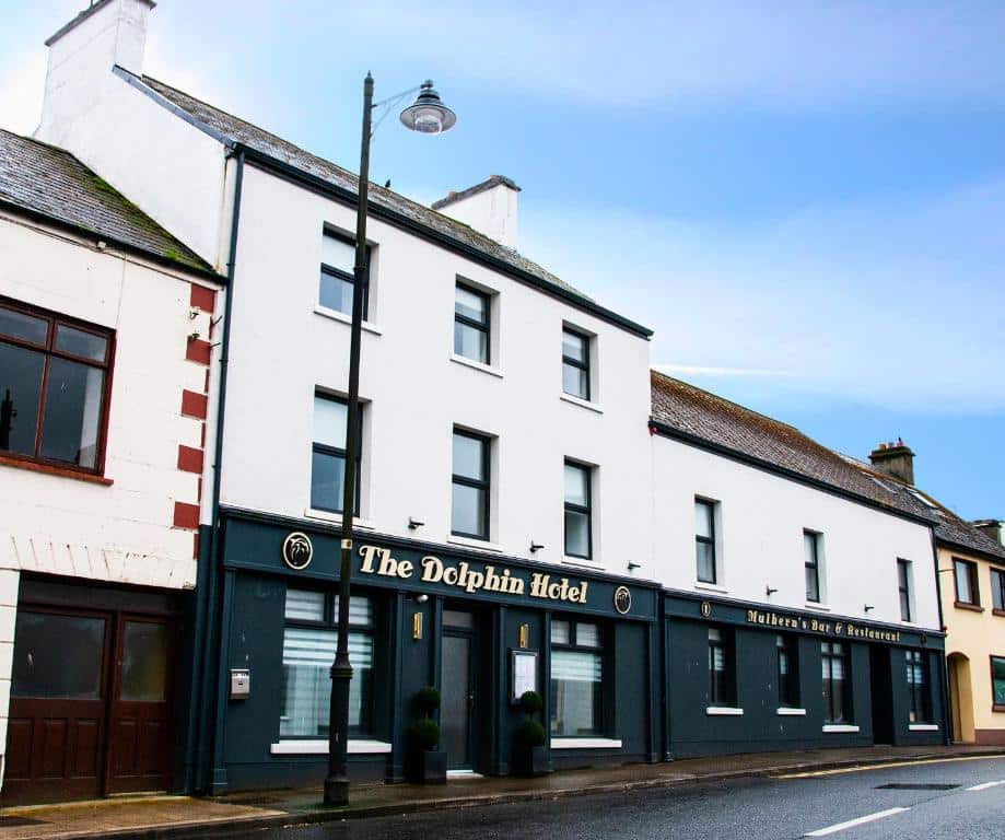 Exteriors of the Dolphin Hotel which makes it to the Mayo destination guide