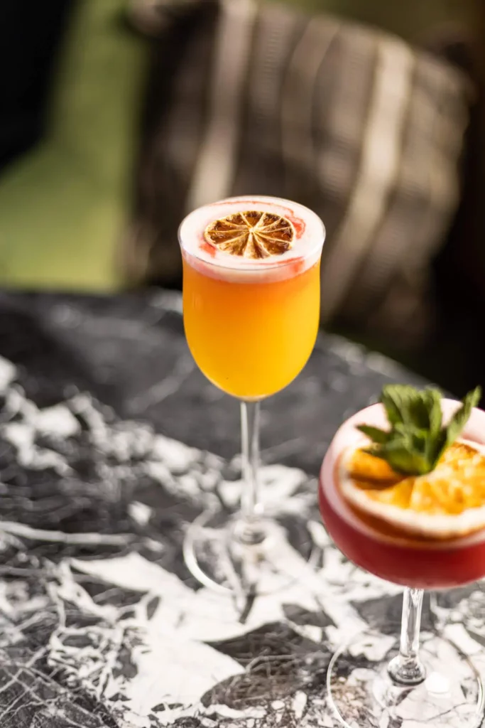 An orange cocktail for girls night out