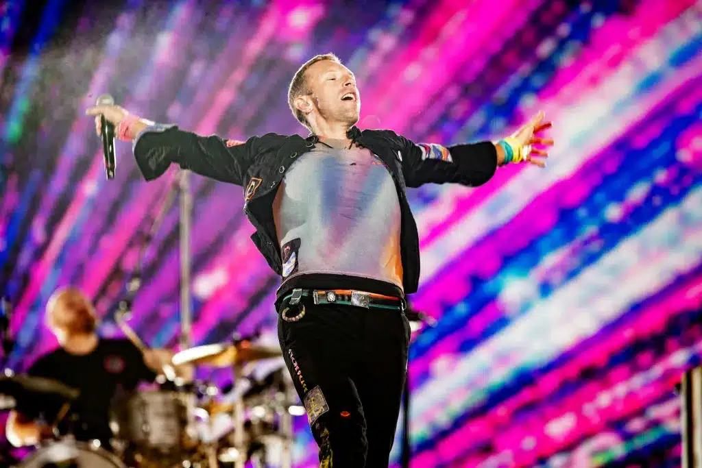 Coldplay's concert in ireland