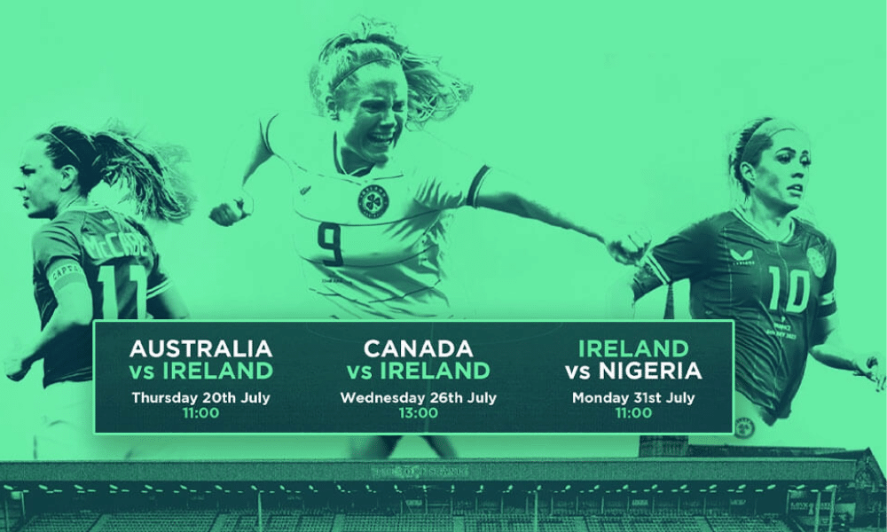 Ireland vs Canada Women's World Cup